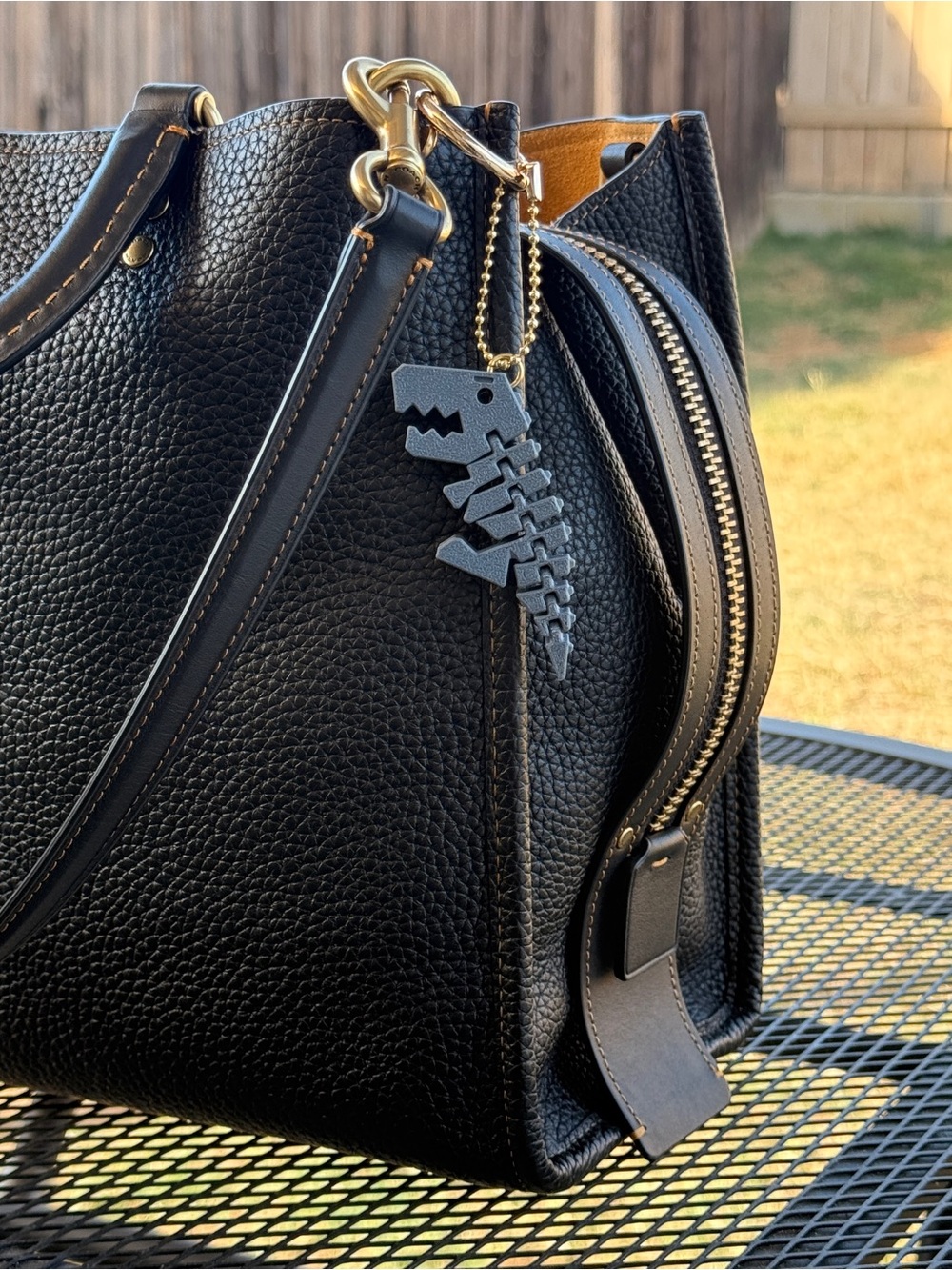 Flexy Sexy Rexy Dinosaur T-Rex Keychain Ball Chain Bag Charm